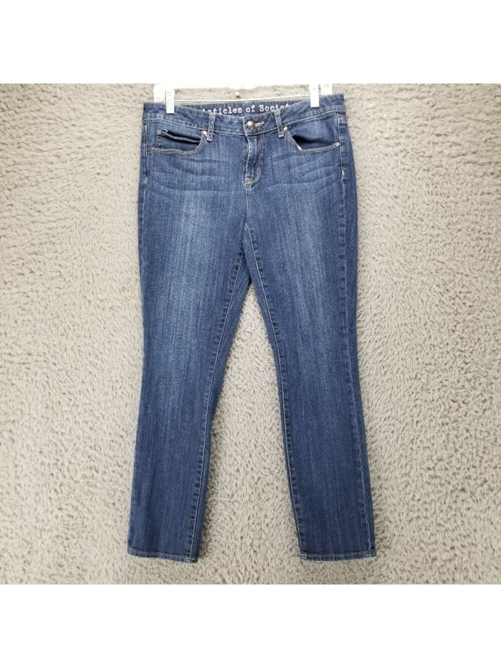 Articles of Society Jeans Womens 29 Blue Stretch Denim Skinny *Read*